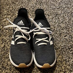 Adidas Kids Black and White Sneakers